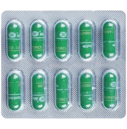 candiforce 100mg capsule 10's
